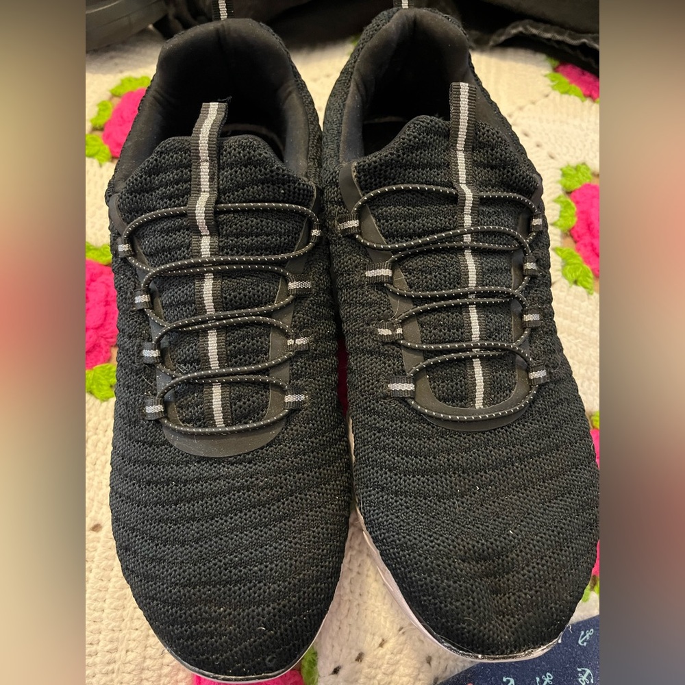 Athletic Works Comfort-Fit Black Sneakers